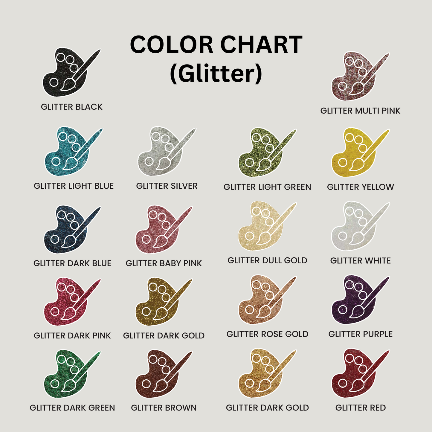 Fabric Paint GLITTER
