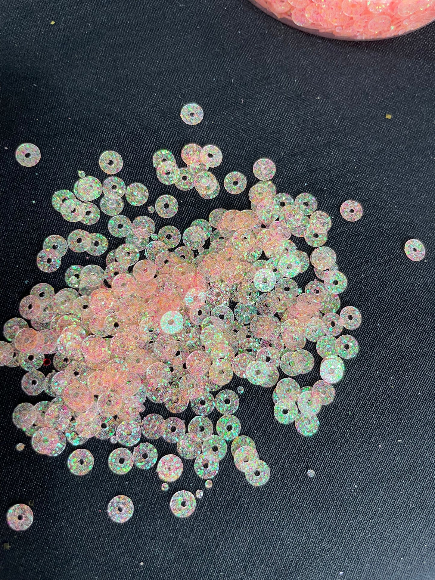 Embellishments GLITTER Sequins ( Sitaarey ) Flat 4mm