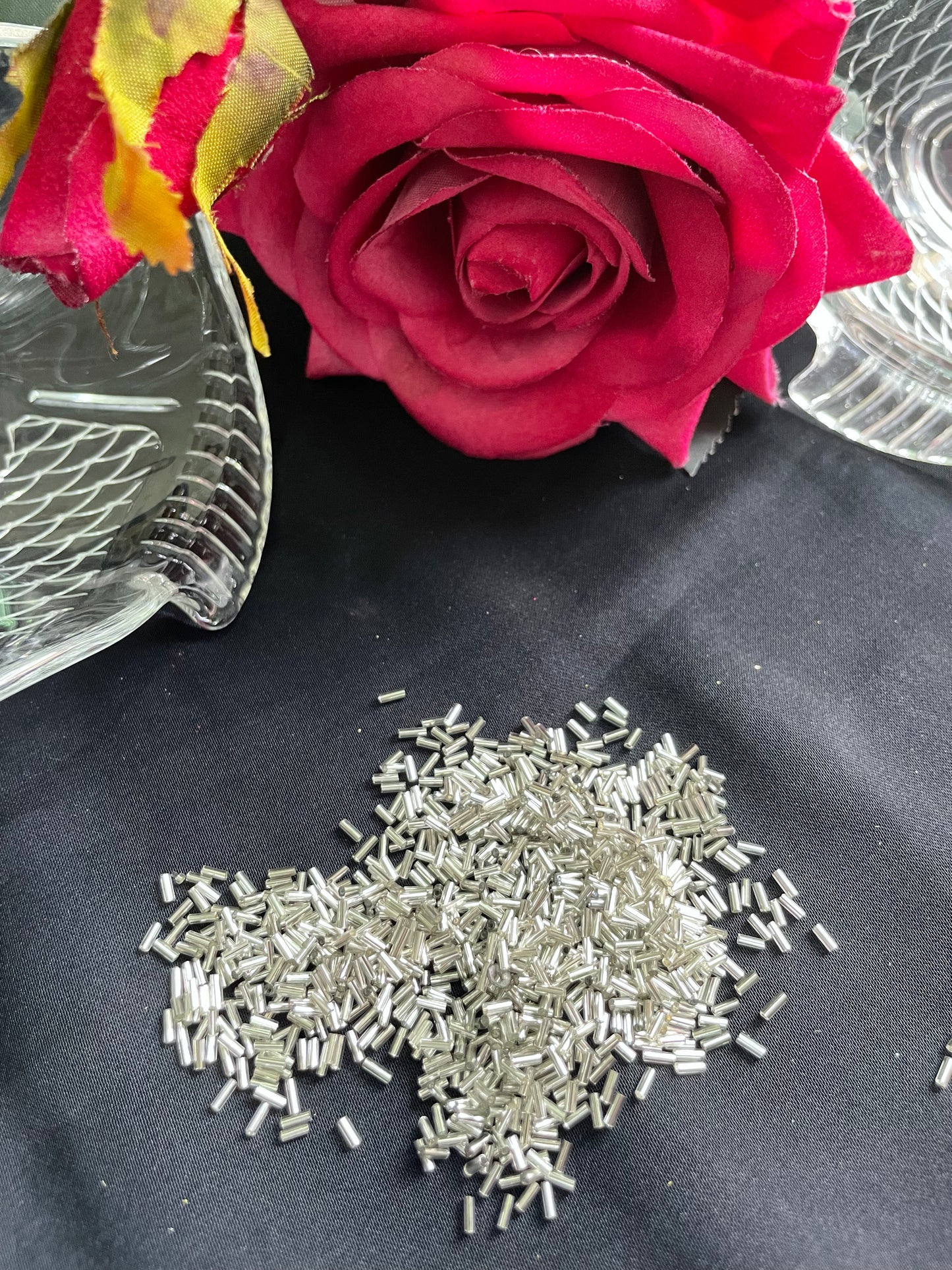 Embellishments Glass Tubes ( Cut Moti ) کٹ موتی