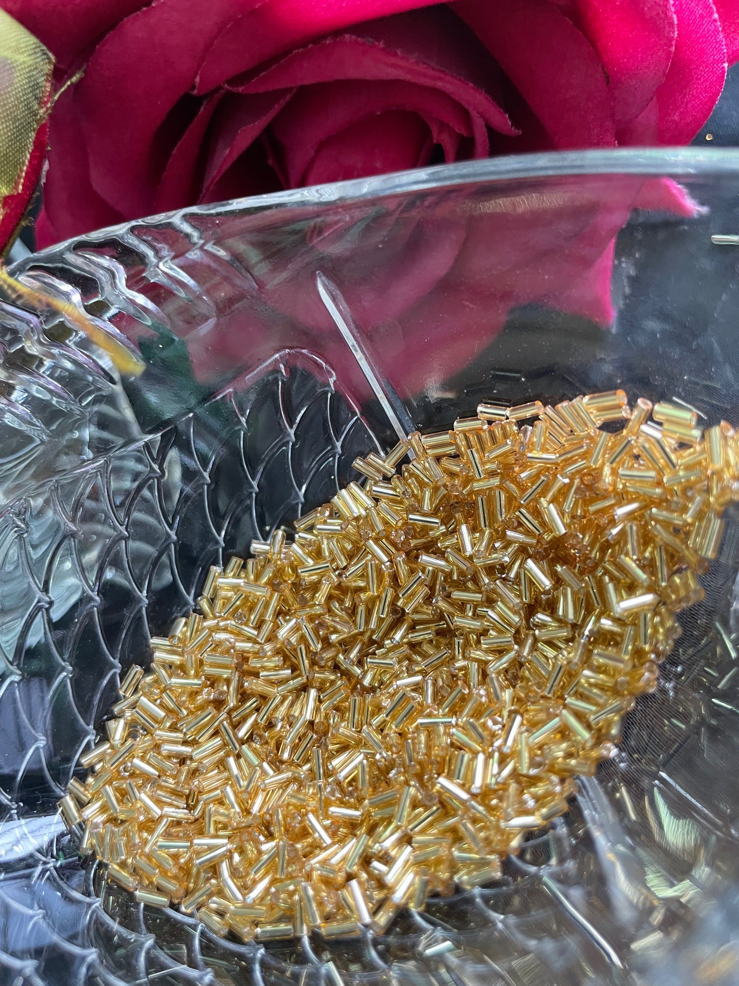 Embellishments Glass Tubes ( Cut Moti ) کٹ موتی
