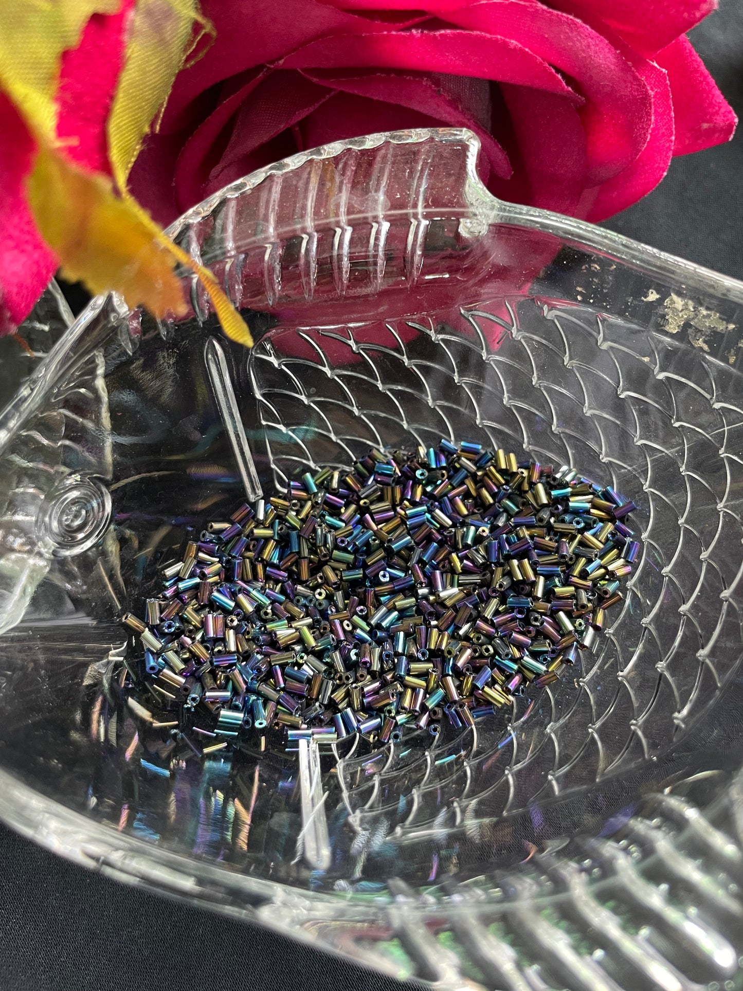 Embellishments Glass Tubes ( Cut Moti ) کٹ موتی