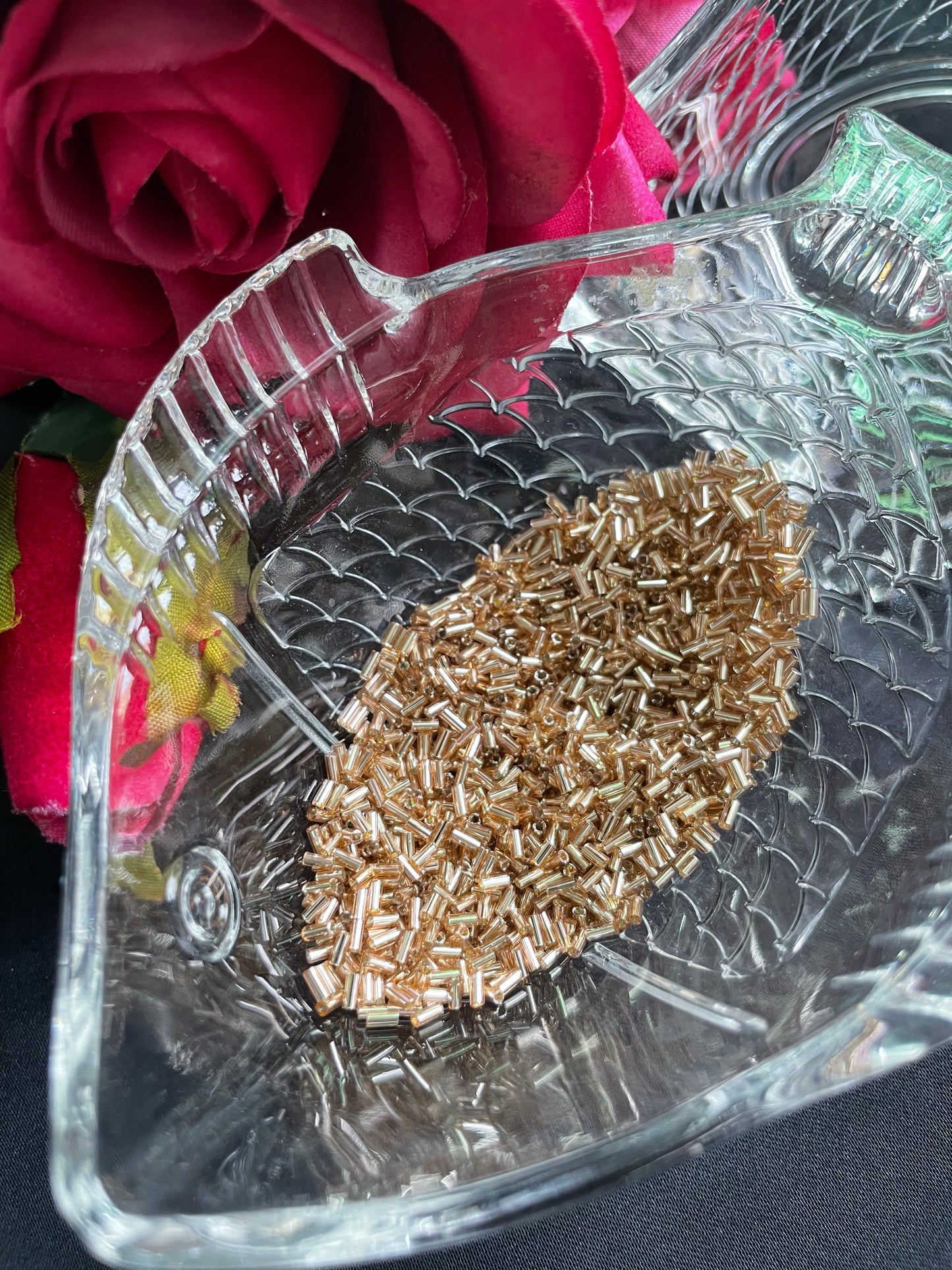 Embellishments Glass Tubes ( Cut Moti ) کٹ موتی