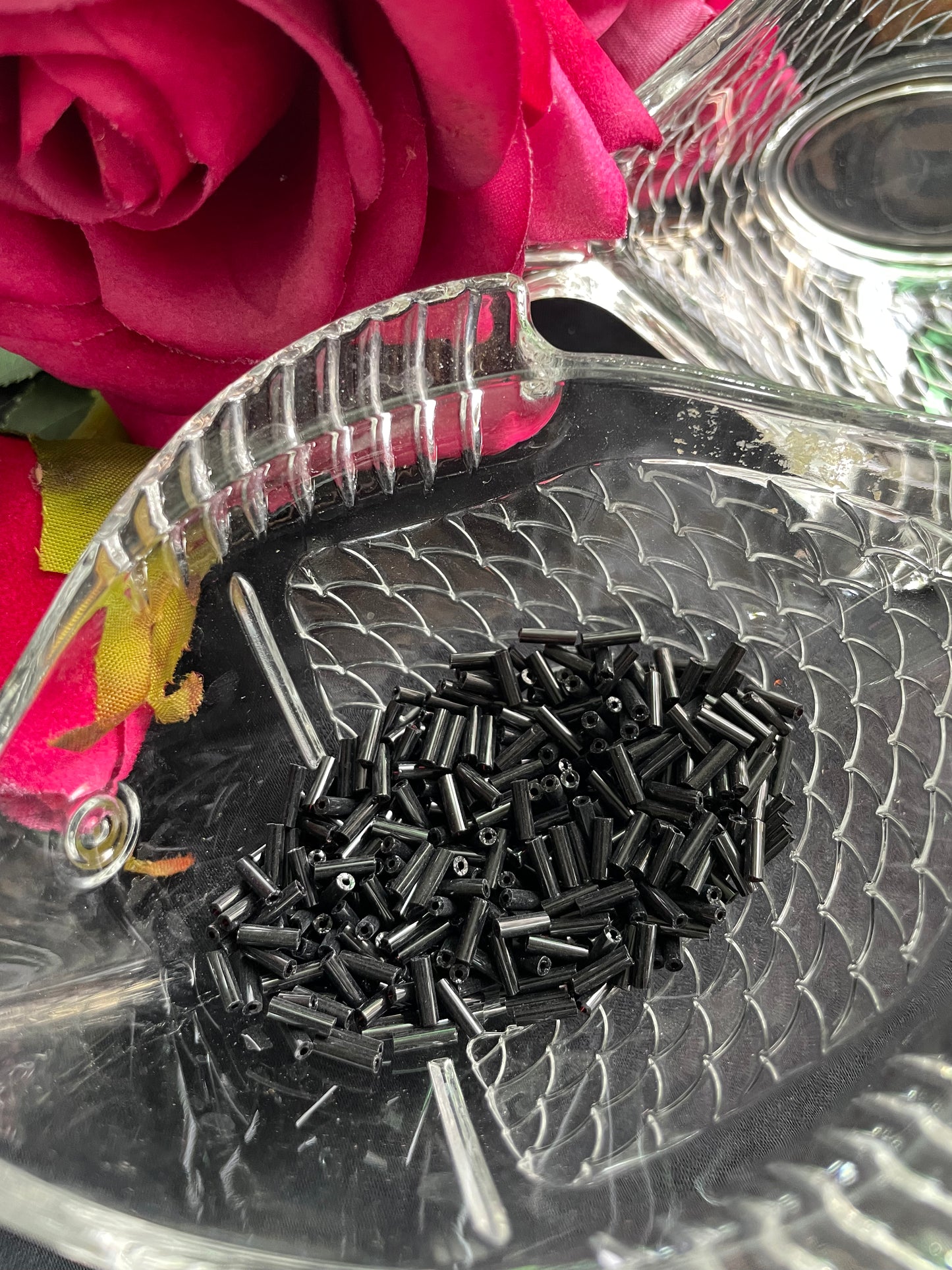 Embellishments Glass Tubes ( Cut Moti ) کٹ موتی