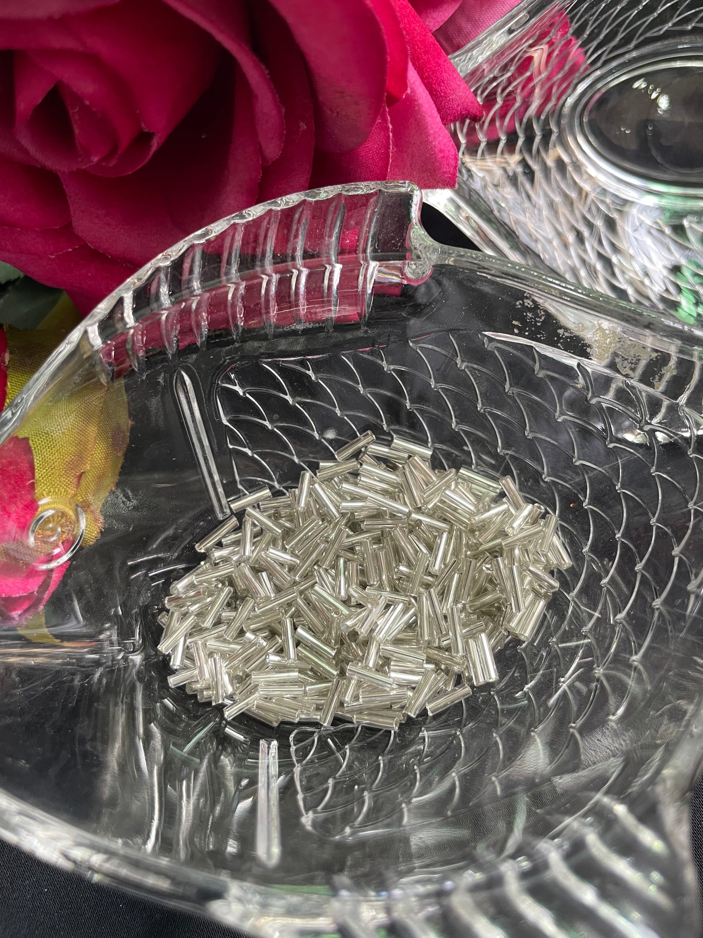 Embellishments Glass Tubes ( Cut Moti ) کٹ موتی