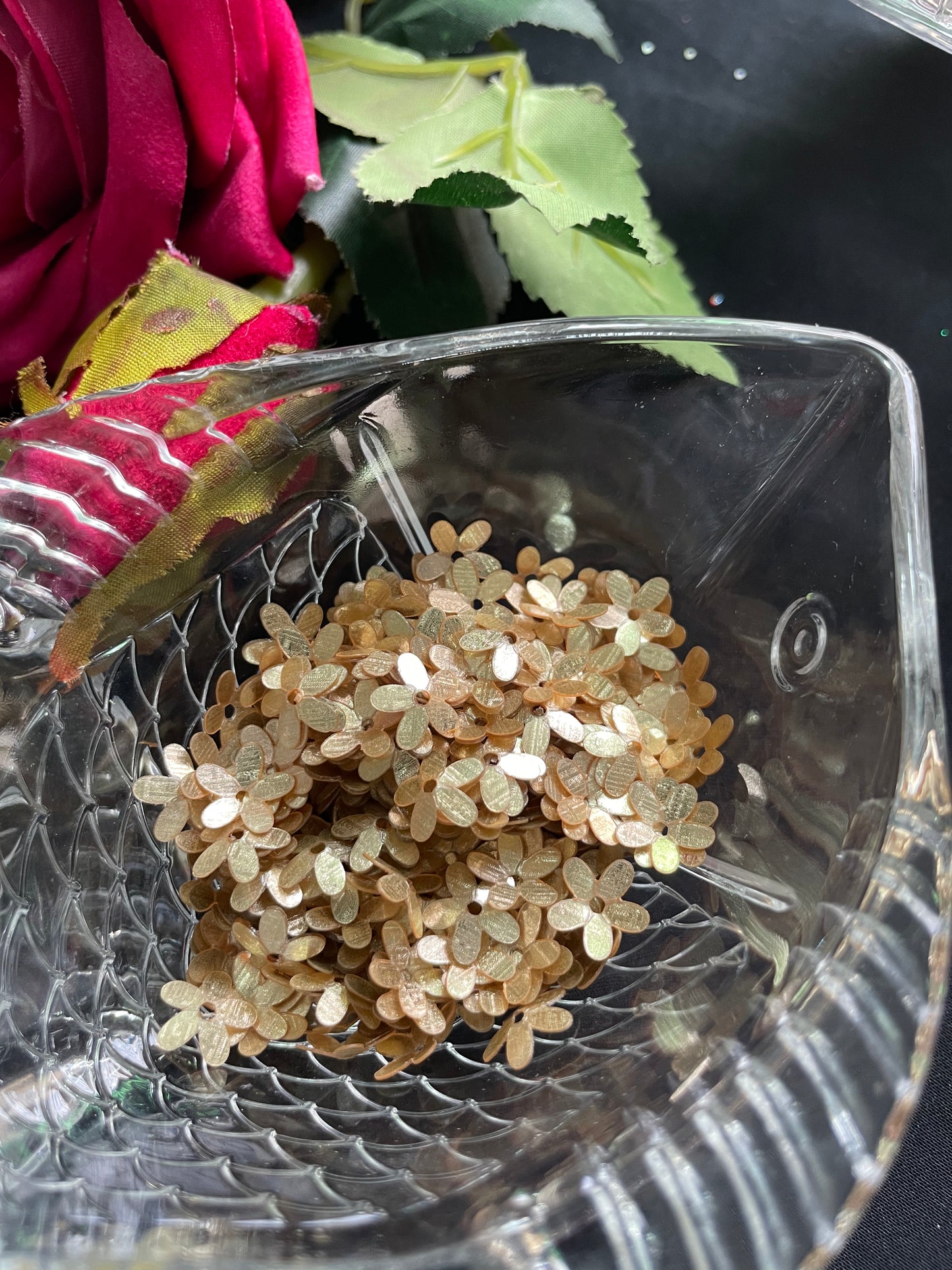 Embellishments Flower Sequins