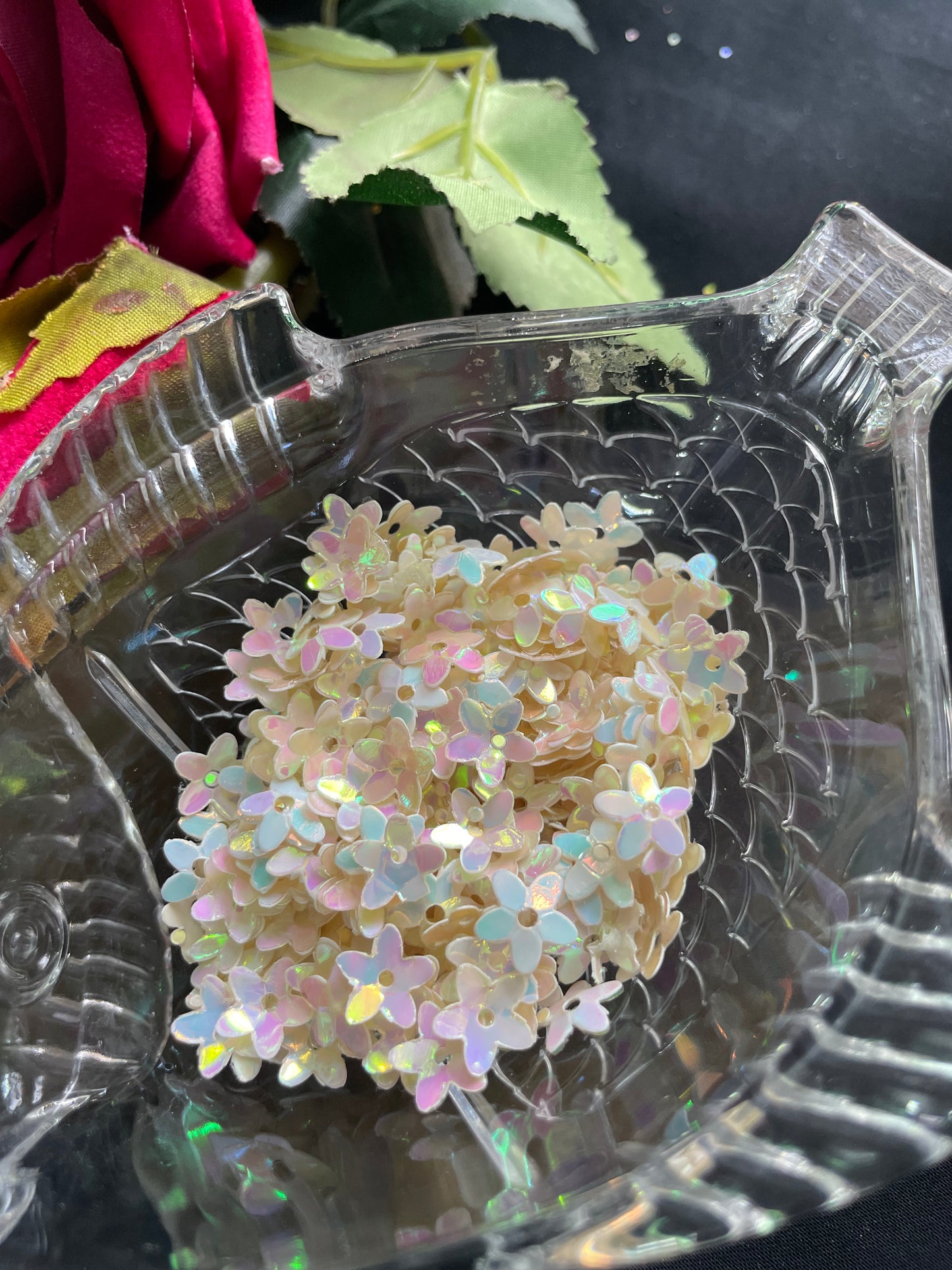 Embellishments Flower Sequins