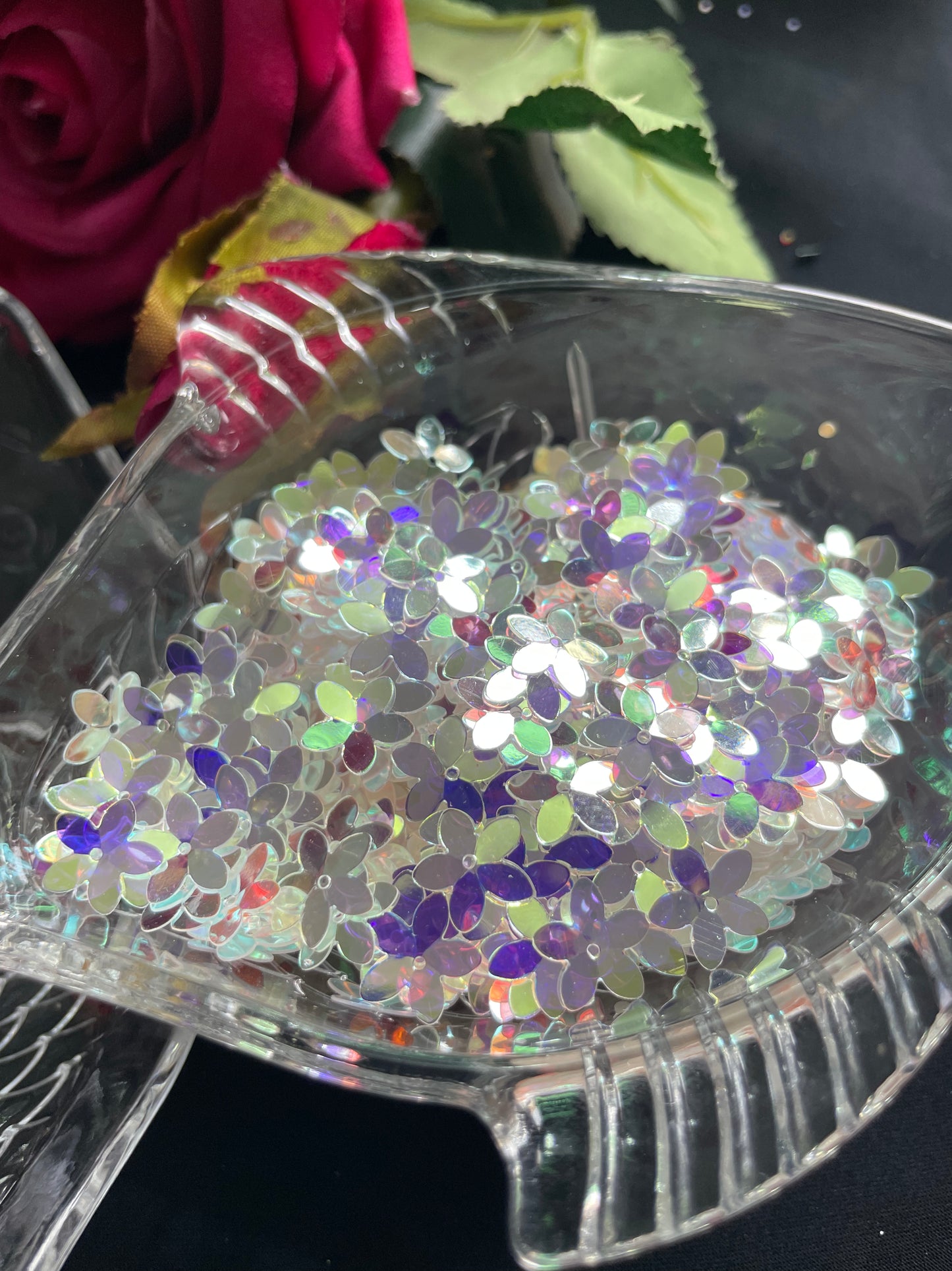 Embellishments Flower Sequins