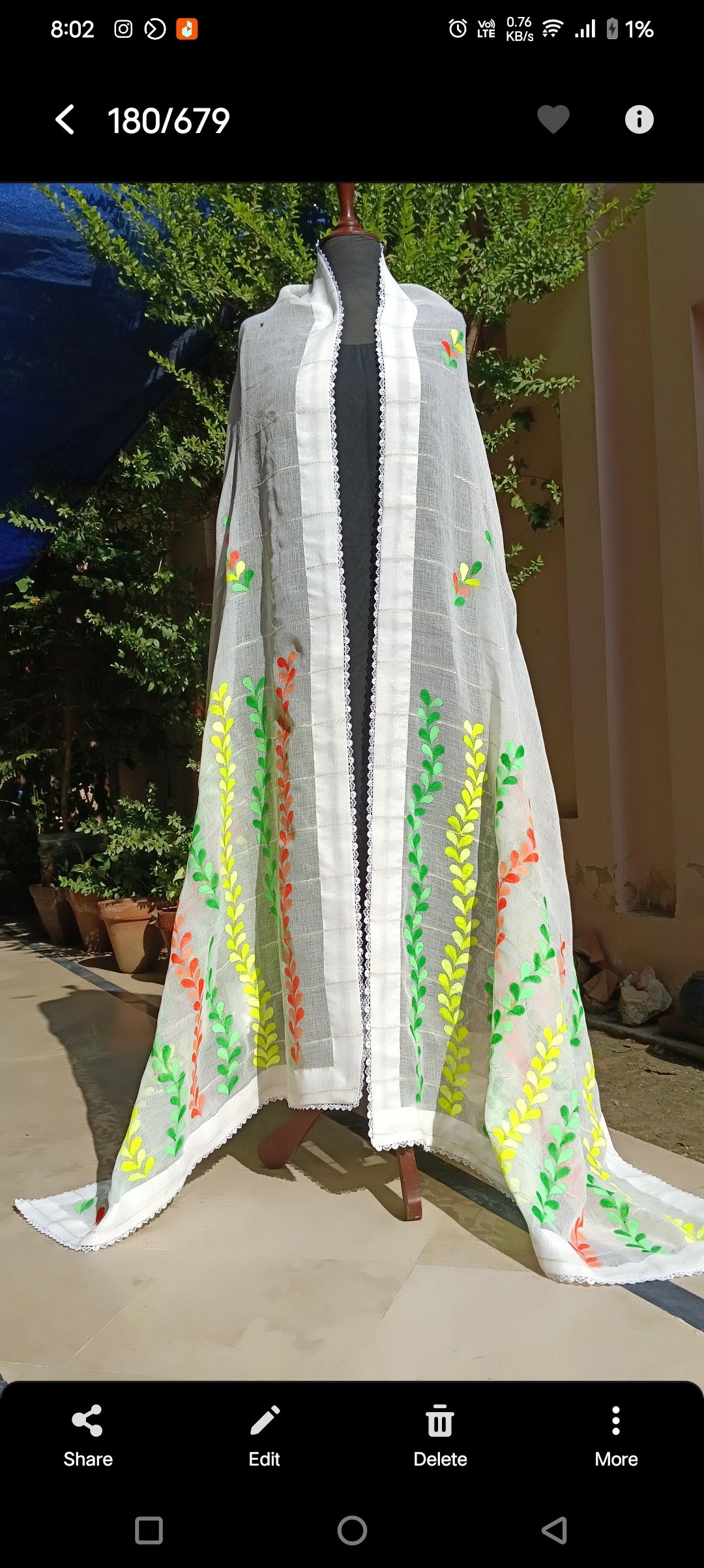 Dupatta ( Make to Order ) Customizable