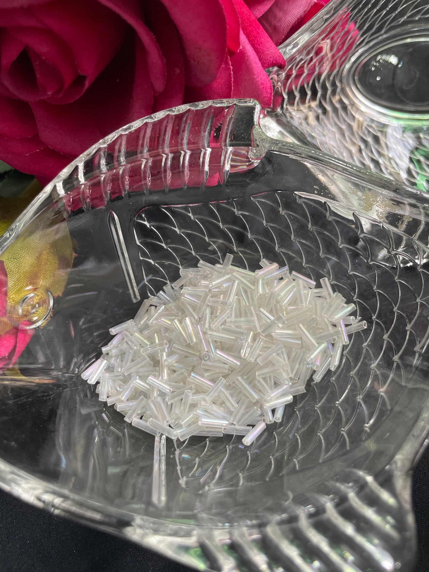 Embellishments Glass Tubes ( Cut Moti ) کٹ موتی