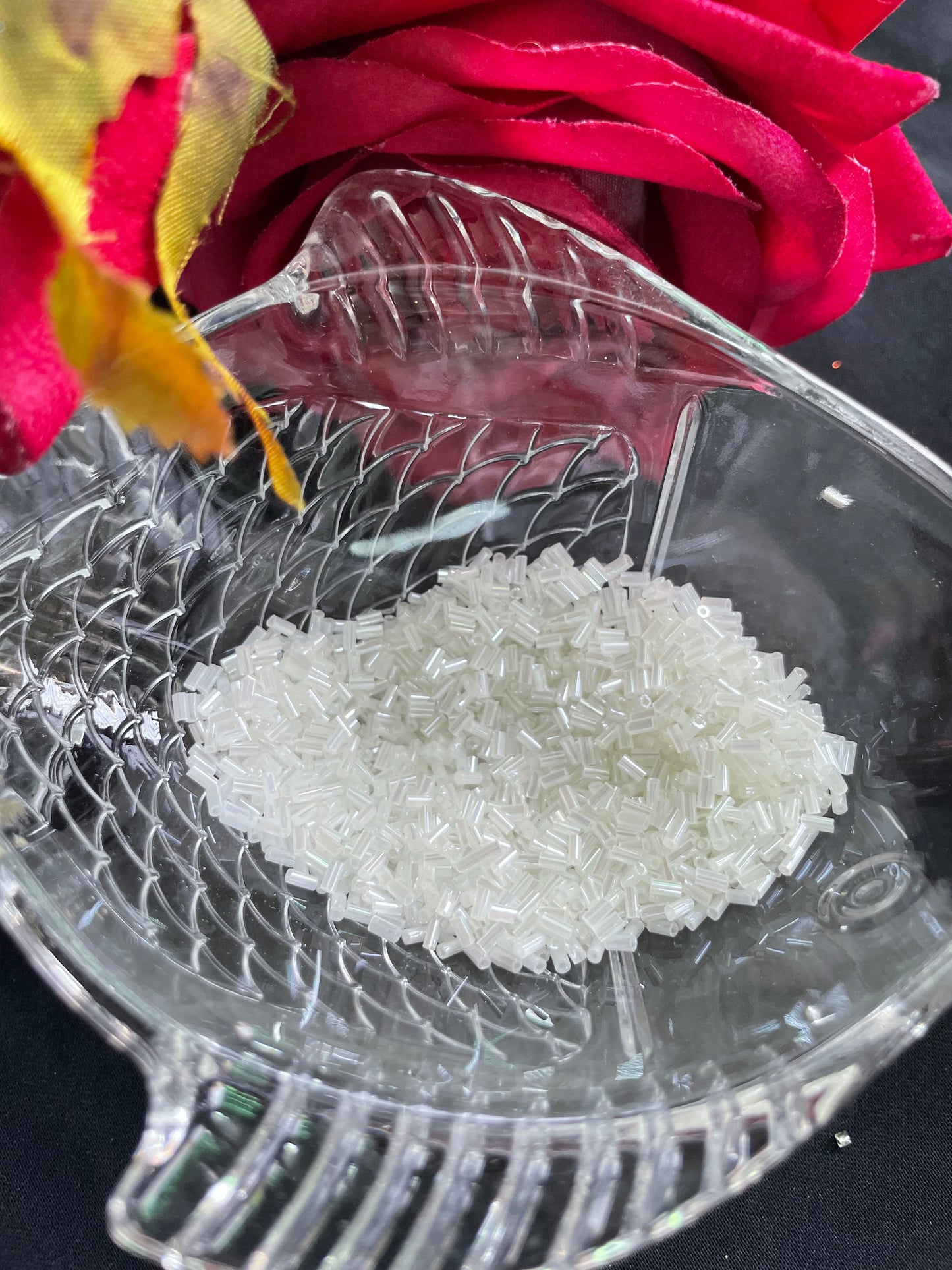 Embellishments Glass Tubes ( Cut Moti ) کٹ موتی