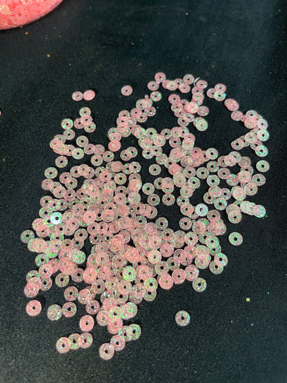 Embellishments GLITTER  Sequins ( Sitaarey )  Flat 4mm