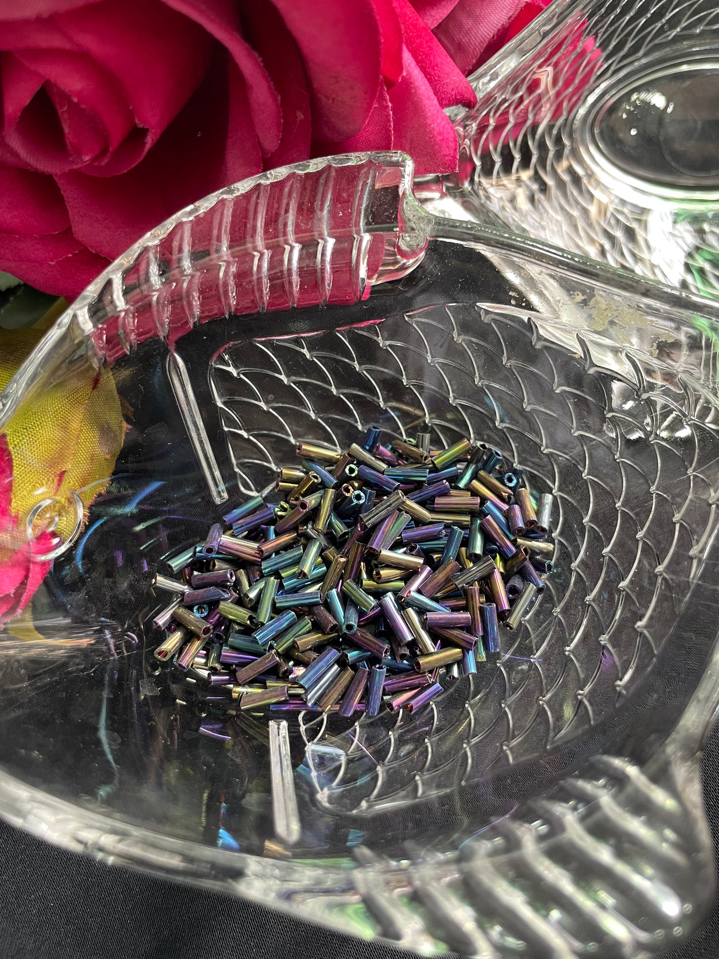 Embellishments Glass Tubes ( Cut Moti ) کٹ موتی