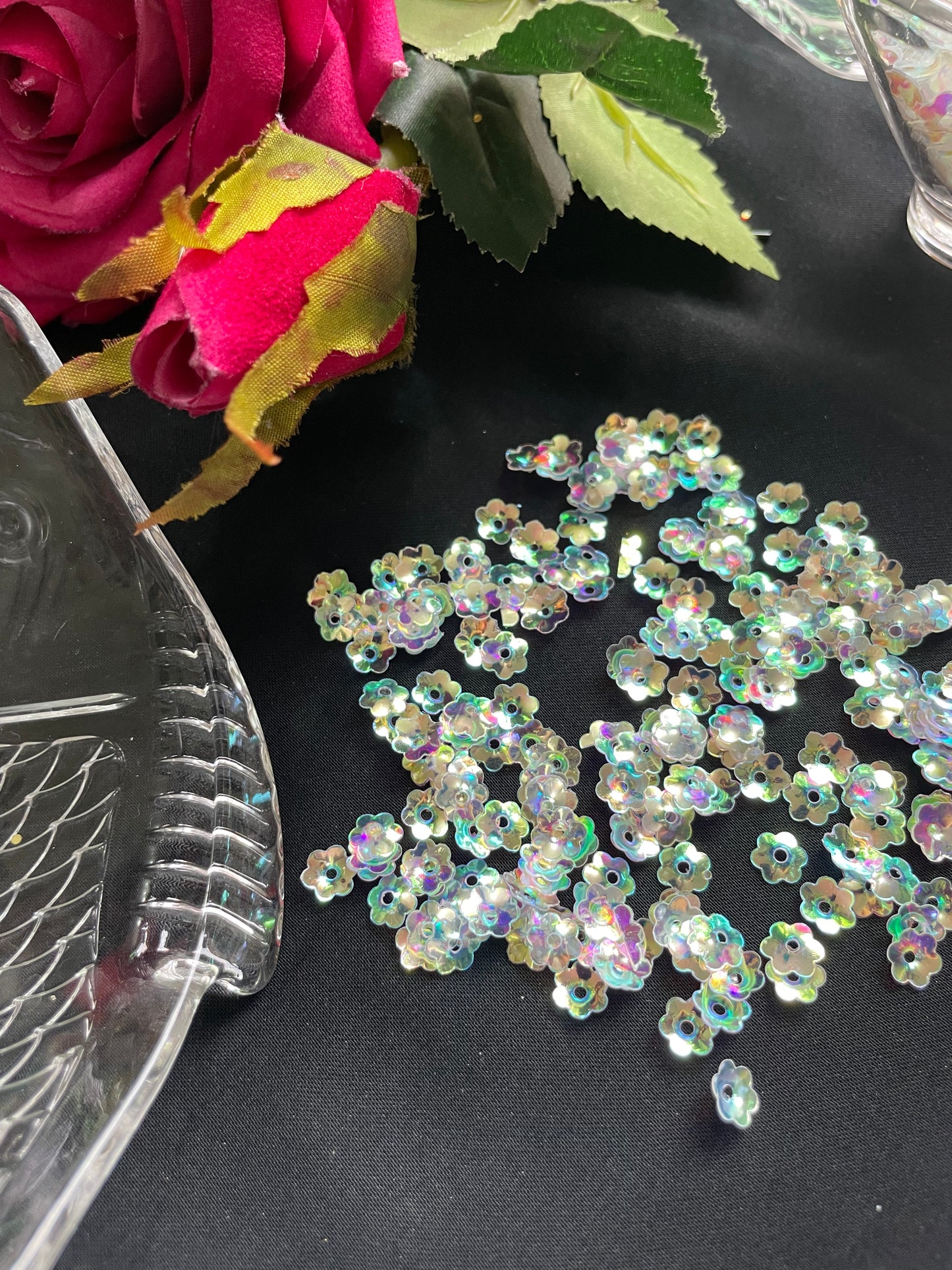 Embellishments Flower Sequins