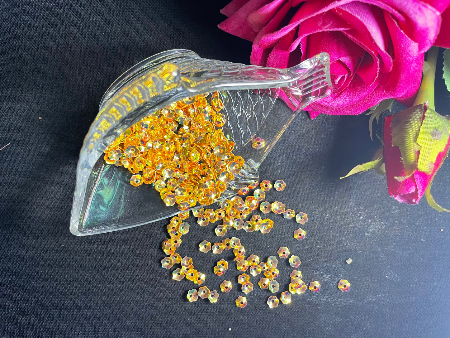 Embellishments Flower Sequins