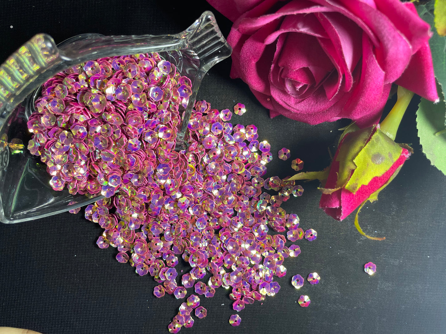 Embellishments Flower Sequins