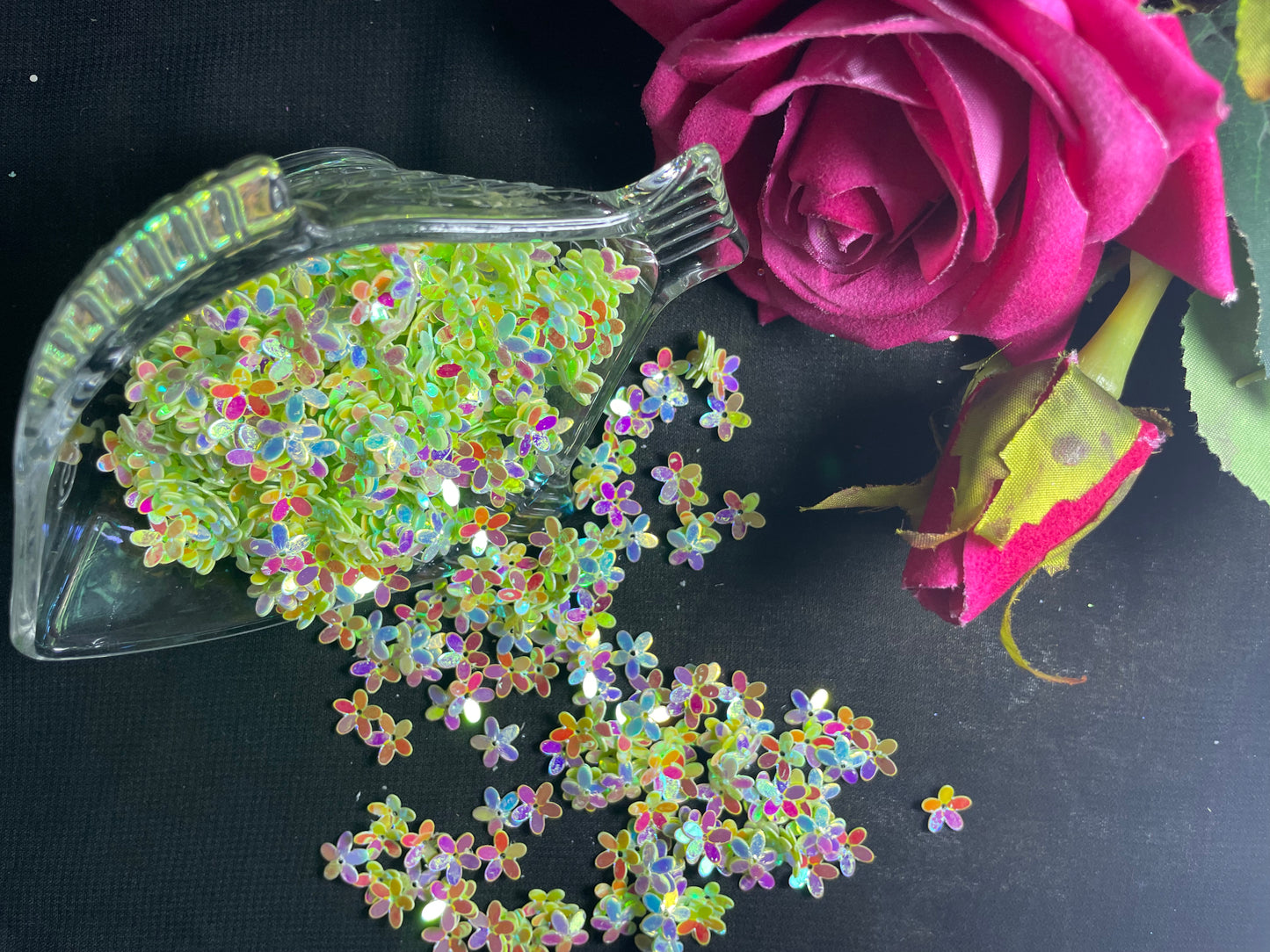 Embellishments Flower Sequins