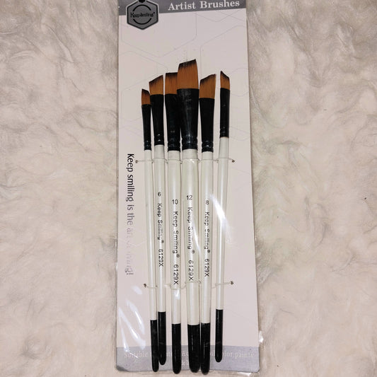 Brushes Set of 6 ANGLED