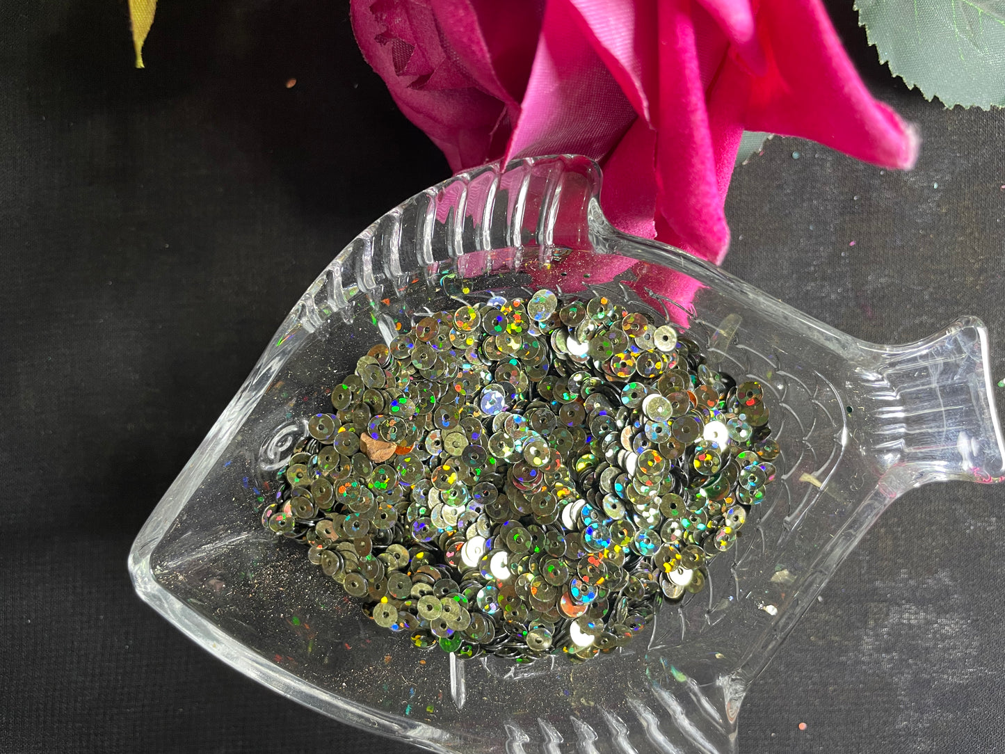 Embellishments GLITTER  Sequins ( Sitaarey )  Flat 4mm