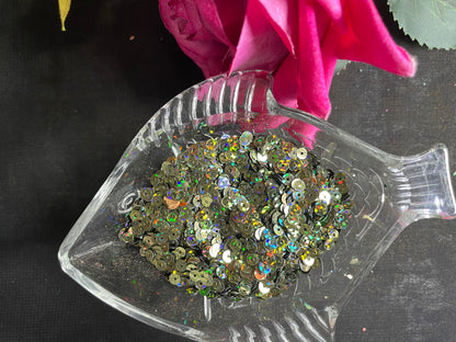 Embellishments GLITTER  Sequins ( Sitaarey )  Flat 4mm